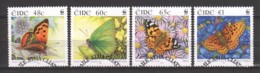 Ireland Eire 2005 Mi 1652-1655 WWF - BUTTERFLIES - Used Stamps