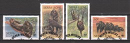 Sierra Leone 1983 Mi 713-716 WWF - CHIMPANSEE MONKEES - Used Stamps