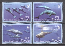 Tuvalu 2006 Mi 1307-1310 WWF - WHALES - Gebruikt