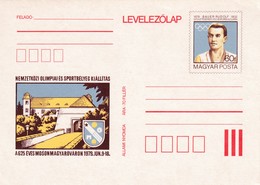 Hungary 1979 Postal Stationery Card ; Olympic Games Paris 1900; Bauer Rudolf; Gold Medal Discus Throw - Zomer 1900: Parijs