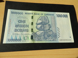 ZIMBABWE 1 Million  Dollars  5.11. 2008 Unc - Simbabwe