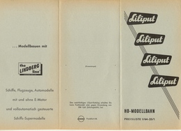 Catalogue LILIPUT 1964 HO - Modellbahn Preisliste 1/1964 DM - Ohne Zuordnung