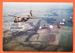 Mi321 Largage De Avion TRANSAL Parachute Parachutiste 1975s -Edition REX  Pau N° 2.003 Cpavion - Equipment