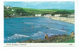 Postcard Cornwall Newquay Porth Harvey Barton Unused Vintage - Newquay