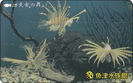 Japan  Phonecard Fisch Krabbe - Fish