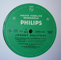 JOHNNY HALLYDAY - 25 Cm - 33T - Disque Vinyle Sans Pochette - BOF Les Parisiennes - Réédition 2003 - 63663 NEUF - Rock
