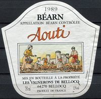 1829 - France - Béarn - 1989 - Aouti - Les Vignerons De Bellocq - Vino Rosso