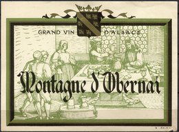 1834 - France - Montagne D'Obernai - Grand Vin D'Alsace - Witte Wijn