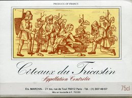 1841 - France - Côteaux Du Tricastin - Appellation Contrôlée - Ets. Marchal - Côtes Du Rhône