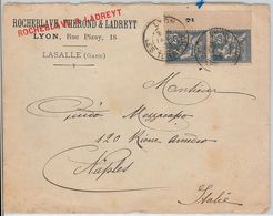 50629  - FRANCE - POSTAL HISTORY - COVER To NAPOLI Italy 1903 -- NICE! - ....-1929