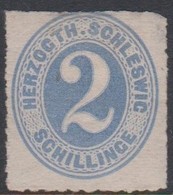 German States - Schleswig Scott 13 1865 Twi Schilling Ultra,Mint Hinged - Schleswig-Holstein