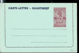Carte-lettre Neuve N° 1  (3 Fr Brique Sur Bleu) - Enteros Postales