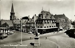 Nederland, HOORN, Rodesteen, Kaasmarkt, Auto (1963) Ansichtkaart - Hoorn