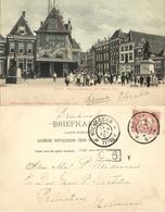 Nederland, HOORN, Waag En Standbeeld J.P. Coen (1903) Ansichtkaart - Hoorn