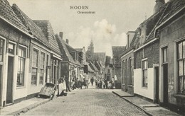 Nederland, HOORN, Gravenstraat Met Volk (1910s) Ansichtkaart - Hoorn