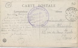 Cachet Militaire : 38  PEAGE DE ROUSSILLON - WW I