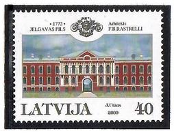 Latvia 2000 . Jelgava Palace. 1v: 40. Perf: 14, H=29.5mm.   Michel  # 527 A - Lettonia