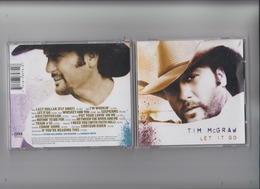 Tim McGraw - Let It Go  -  Original CD - Country En Folk