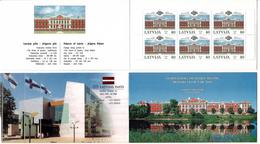 Latvia 2000 . Helsinki 2000.Jelgava,perf:13,H=28.5. Booklet Of 6.  Michel  # 527 C  MH - Lettonia