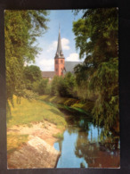 Germany, Uncirculated Postcard, « GRONAU, Ev. Stadtkirche Mit Umflut » - Gronau