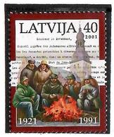 Latvia 2001 . Independence 1921,1991. 1v: 40.  Michel # 538 - Lettonie
