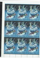 RUSSIA 1995 RUSSIAN AMERICAN COOPERATION IN SPACE FULL SHEET MI No 445-8 MNH VF !! - Fogli Completi