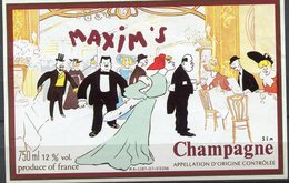 1856 - France - Maxim's - Champagne A.O.C. - Champagne
