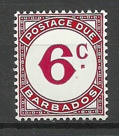 BARBADOS 1974 Postage Due Porto Michel 10 MNH - Barbados (1966-...)