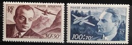 Francia: Año. 1948 - Aéreos,  Pro Ayuda Francesa. 2/Val. - 1927-1959 Neufs