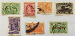 J07 – Timbres New Zealand YT 169 A 174, 175 (°) Oblitérés Série Complète Victory Stamp (102 Euros) - Gebruikt