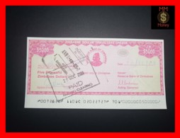 ZIMBABWE 5.000  5000 $  2003  Travellers Cheque P. 16  UNC - Zimbabwe