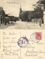 Nederland, EGMOND A/ZEE, Voorstraat Met Gemeentehuis (1918) Ansichtkaart - Egmond Aan Zee