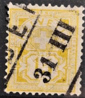 SWITZERLAND 1882/89 - Canceled - Sc# 75 - 15r - Usati