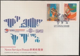Macau Macao Chine FDC 1988 - Novos Serviços Postais - New Postal Services - MNH/Neuf - FDC