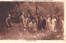 Delcampe - Cpa : Auberge De Jeunesse De Montdidier  (80) Cheminots Du Réseau Nord - Une Joyeuse Troupe Les Filles - Pfadfinder-Bewegung