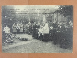 Neufchâteau Fête Patriotique Du 31 Août 1919 Au Cimetière Communal - Neufchateau