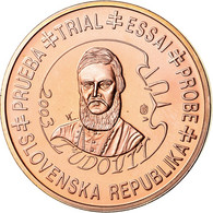 Slovaquie, 5 Euro Cent, 2003, Unofficial Private Coin, SPL, Copper Plated Steel - Essais Privés / Non-officiels
