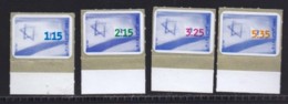 ISRAEL, 1998, Mint Stamp(s)  Without  Tab, Set Of 4 Flags, SG Number(s) 1418-1421, Scannr. 18075 - Unused Stamps (without Tabs)