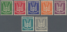 Deutsches Reich - Weimar: 1924, FLUGPOSTMARKEN Holztaube 5 Pf - 300 Pf, Kompletter Satz In Einwandfr - Unused Stamps