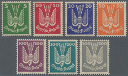 Deutsches Reich - Weimar: 1924, FLUGPOSTMARKEN Holztaube 5 Pf - 300 Pf, Kompletter Satz In Einwandfr - Unused Stamps