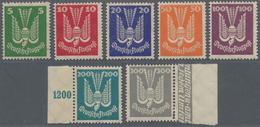 Deutsches Reich - Weimar: 1924, FLUGPOSTMARKEN Holztaube 5 Pf - 300 Pf, Kompletter Satz In Einwandfr - Unused Stamps