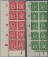 Deutsches Reich - Weimar: 1924, FLUGPOSTMARKEN Holztaube 5 Pf - 300 Pf, Komplette Einheit Von 10 Sät - Unused Stamps