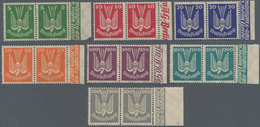 Deutsches Reich - Weimar: 1924, FLUGPOSTMARKEN Holztaube 5 Pf - 300 Pf, Kompletter Satz In Einwandfr - Unused Stamps