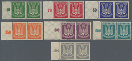 Deutsches Reich - Weimar: 1924, FLUGPOSTMARKEN Holztaube 5 Pf - 300 Pf, Kompletter Satz In Einwandfr - Unused Stamps