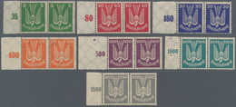 Deutsches Reich - Weimar: 1924, FLUGPOSTMARKEN Holztaube 5 Pf - 300 Pf, Kompletter Satz In Einwandfr - Unused Stamps