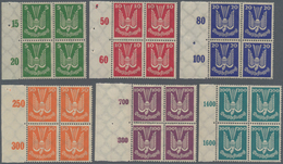 Deutsches Reich - Weimar: 1924, FLUGPOSTMARKEN Holztaube 5 Pf - 300 Pf, Kompletter Satz In Einwandfr - Unused Stamps