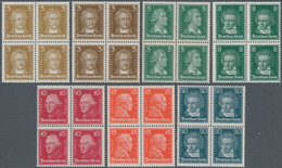 Deutsches Reich - Weimar: 1926 - 1927, Freimarken: Berühmte Deutsche, 12 Werte Im Unsignierten Postf - Unused Stamps