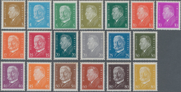 Deutsches Reich - Weimar: 1928/1932, Reichspräsidenten, überkompletter Postfrischer Satz, Ohne Signa - Unused Stamps