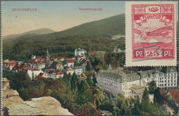 Deutsches Reich - Halbamtliche Flugmarken: 1913, Sonderflug Mülhausen - Feldberg Und Zurück, Flugmar - Correo Aéreo & Zeppelin