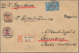 Deutsche Kolonien - Samoa - Stempel: Paquebot, 1909, Niue Drei Werte Mit Stempel "APIA 25.1.09" Mit - Samoa